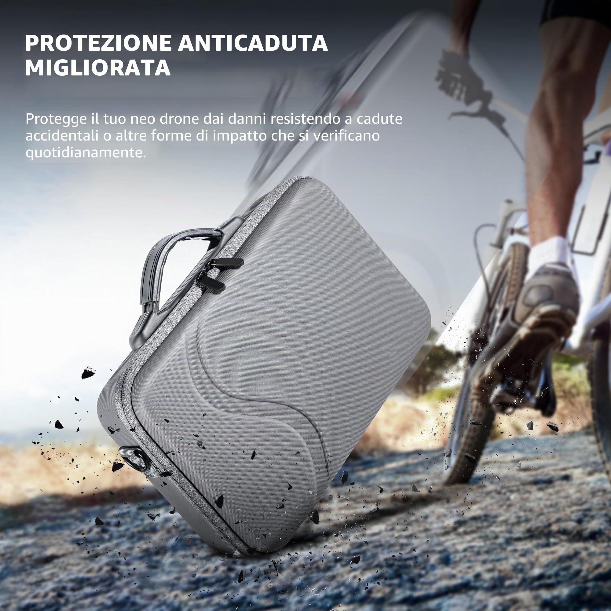 Tomat Action 5 pro Custodia da trasporto, Borsa da viaggio portatile per DJI Osmo Action 5 pro/4/3 Adventure Combo Accessori Per DJI MIC 2/Maniglia di ricarica multifunzionale