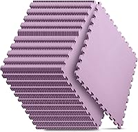 Vista 12 de Tapete de Gimnasio para Casa, Tapete de Ejercicio tipo Rompecabezas, Baldosas de Espuma EVA Entrelazadas para Equipos de Entrenamiento en Casa