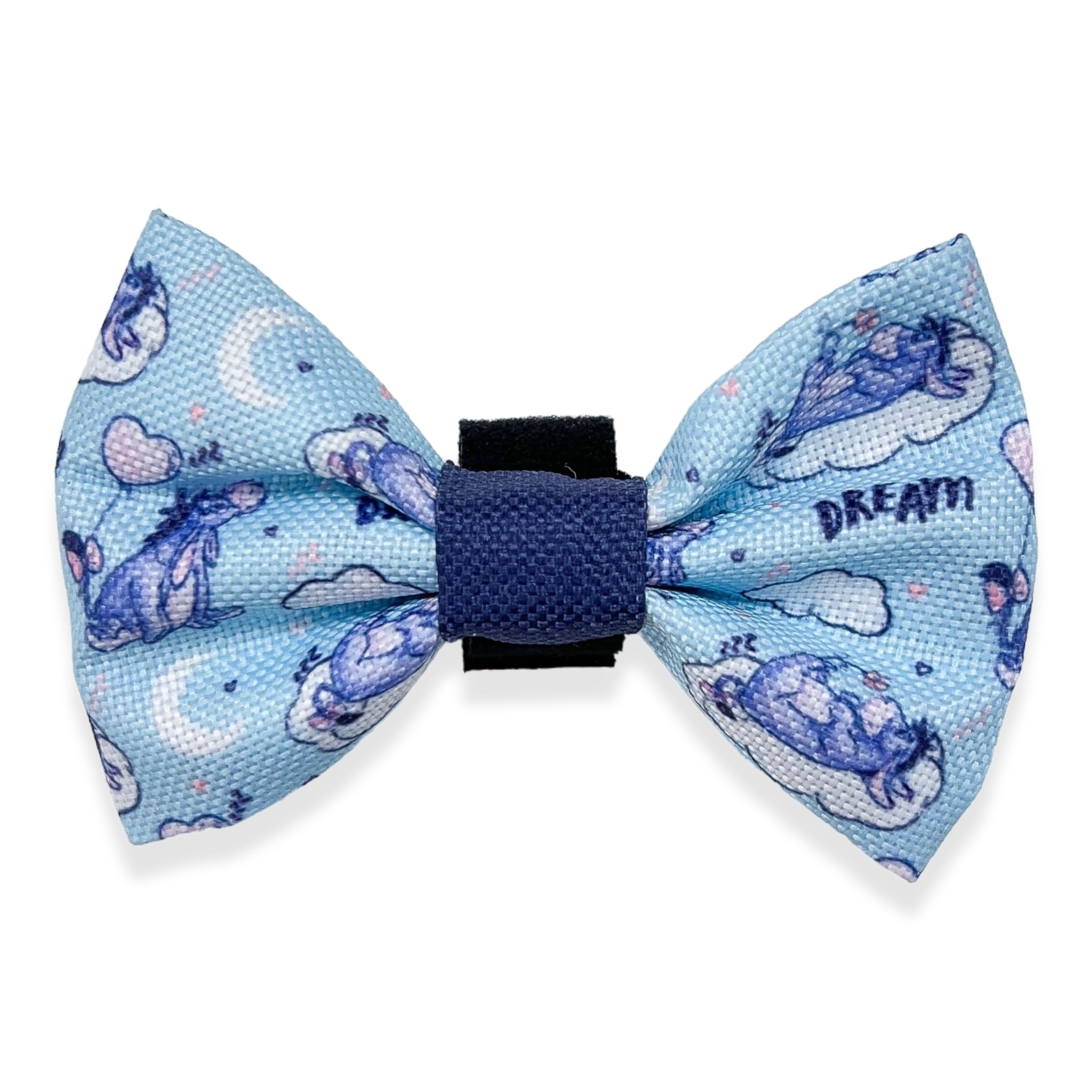 Pawsome Paws Boutique Eeyore Disney Bow Tie for Dogs, Oxford Cloth with Easy Fastening for Stylish Dogs