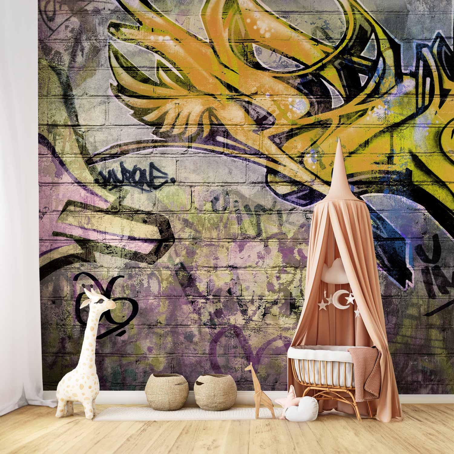 artgeist Premium Wall Mural Graffiti 79x55 in - XXL Non-Woven