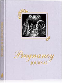 Lanpn My Pregnancy Journal Memory Book for First Time Mom, 156 Page Pregnant Announcement Must Have Planner, Pregnancy Tracking Diary Mom to Be Scrapbook Keepsake Gift for Expecting New Parent Purple