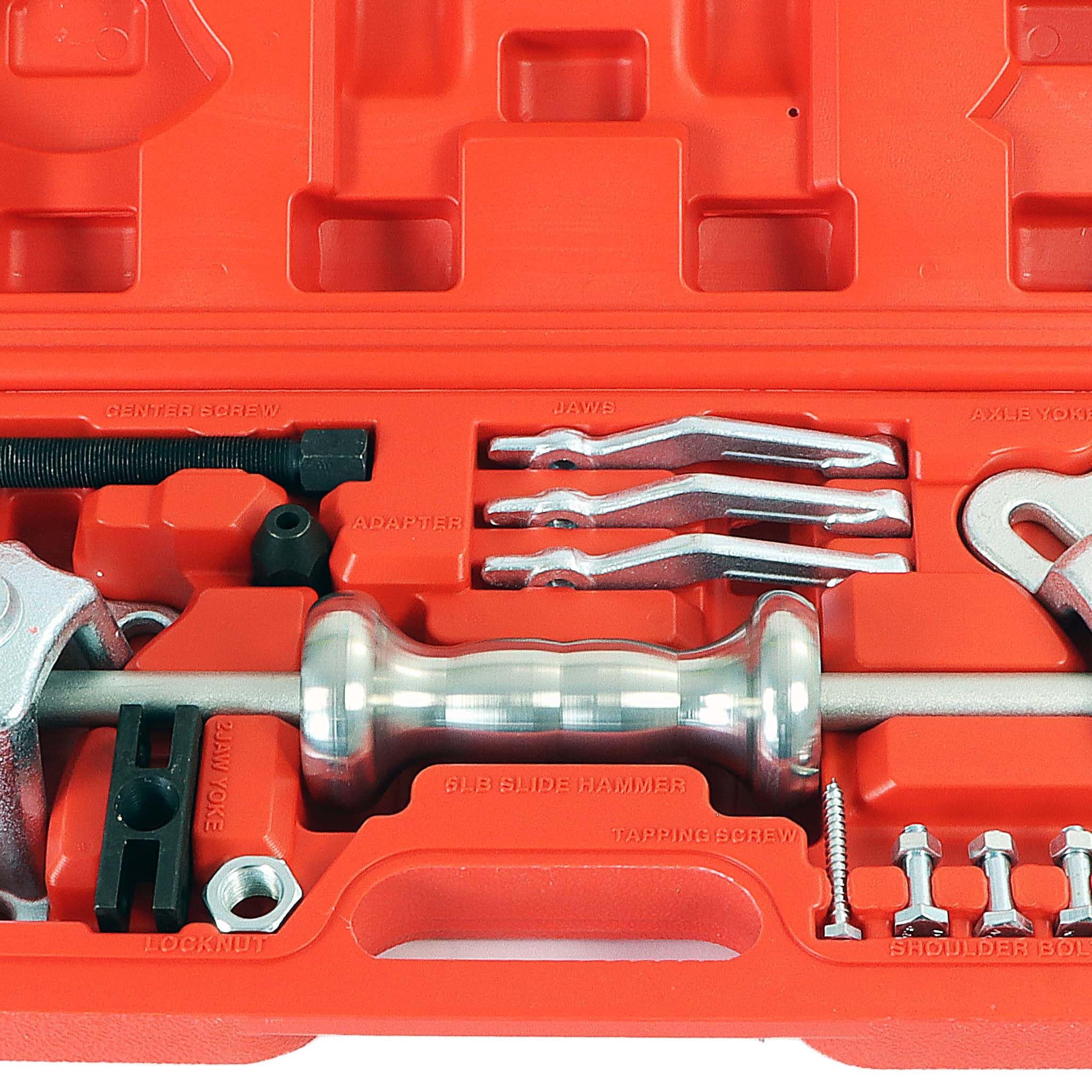 Wiltec Set estrattore per Cuscinetti mozzi Ruota 4 e 5 Fori con Martello Scorrevole
