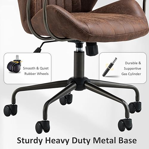 Miniatura 7 de ovios Sillas de escritorio para oficina en casa silla ergonómica de oficina moderna silla de escritorio de tela de gamuza para oficina en casa