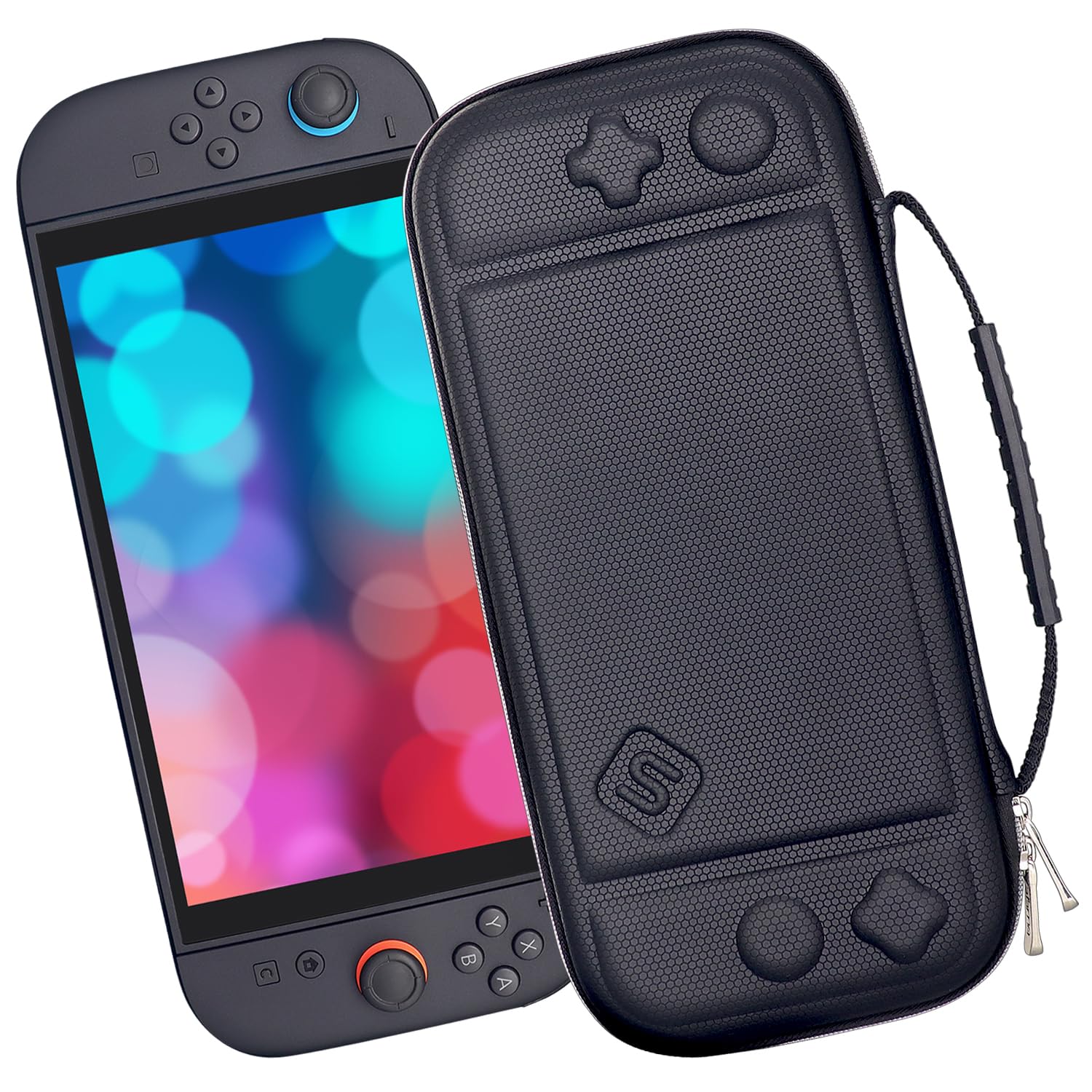 sisma Funda Delgada Compatible con Nintendo Switch 2 - Estuche Protector para Guardar y Proteger Consola Switch2 y Accesorios - Bolsa de Transporte — view 16