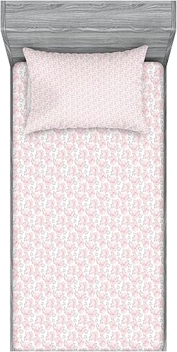 Miniatura 76 de Ambesonne Juego de sábanas bajeras y fundas de almohada, deliciosos tacos con verduras, cocina folclórica, ingredientes de recetas de comida Beige