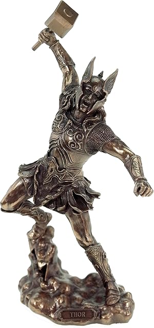 Northern Donnergott, in Armour Thor God Bronze-Plated