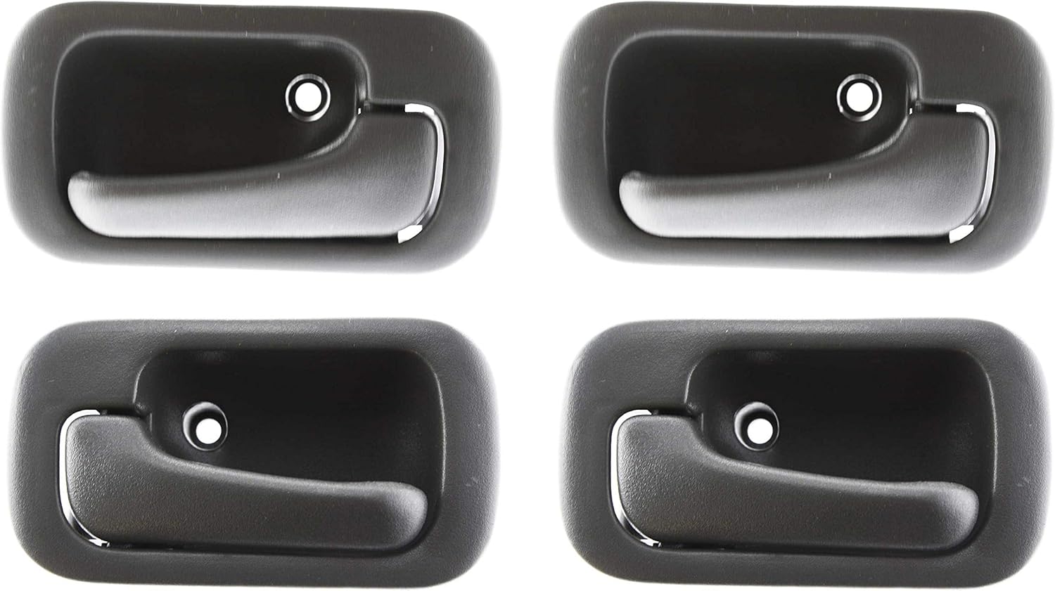 Garage-Pro Interior Door Handle SET Compatible with Honda Civic 1992-1995 Front and Rear, Driver and Passenger Side Gray, Sedan