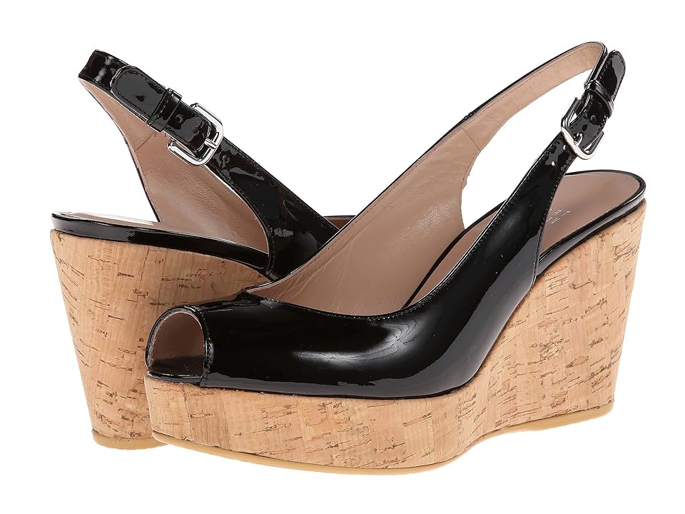 

Stuart Weitzman Jean (Black Patent) Women's Shoes