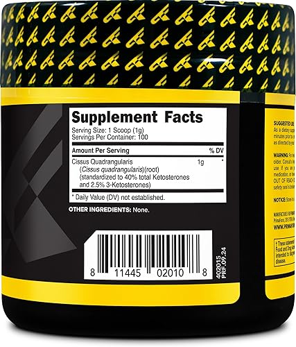 Miniatura 3 de PrimaForce Extracto de Cissus Quadrangularis, polvo sin sabor, 3.53 oz