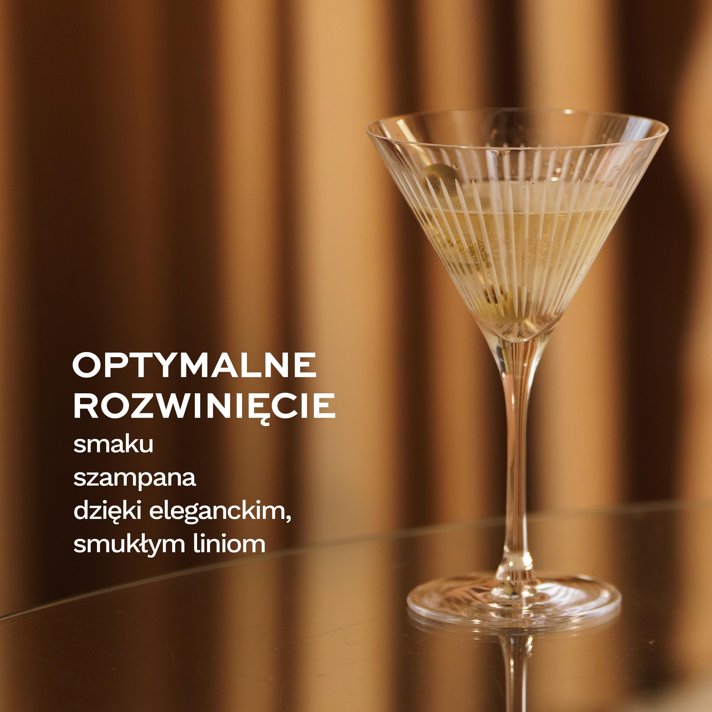 Stölzle Lausitz SOHO Kieliszki do Koktajli Zestaw 6 szt. 250ml – Eleganckie Kieliszki do Martini & Cosmopolitan – Kryształowe Kieliszki z Smukłym Designem – Nadające się do Zmywarki