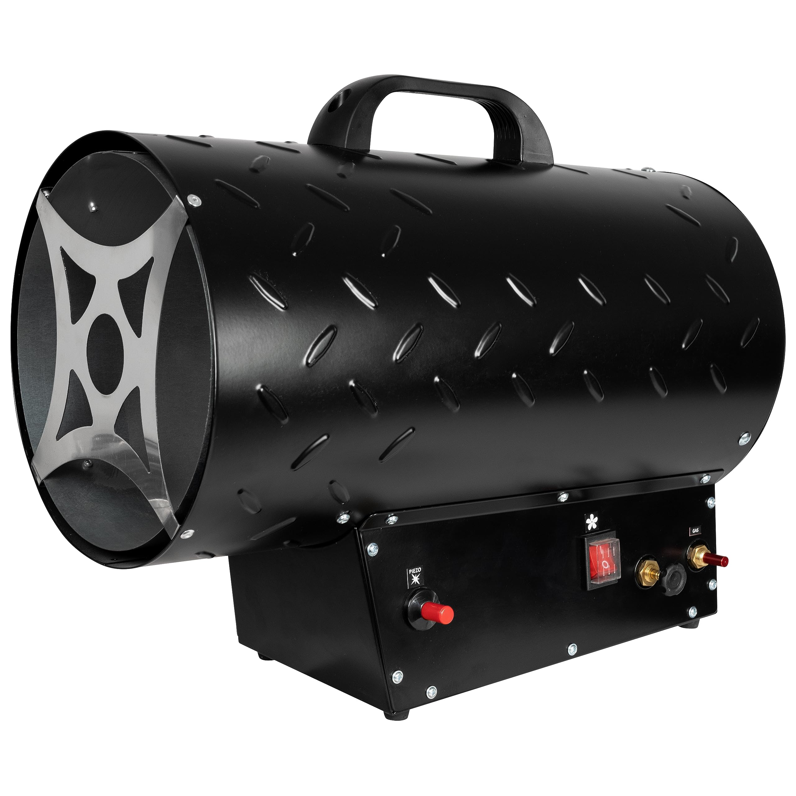 Güde GGH 30 R - Calentador de gas (220-240 V, 18000 – 30000 W de potencia de calentamiento, 1000 m³/h de potencia, regulación de calefacción continua (15477-25795 kcal/h), encendido piezoeléctrico,