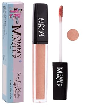 Mommy Makeup Stay Put Matte Lip Cream - Kiss-proof, Transfer-proof, Waterproof, Long Lasting Lipstick - Non-Drying Formula Infused with Vitamin E Farrah