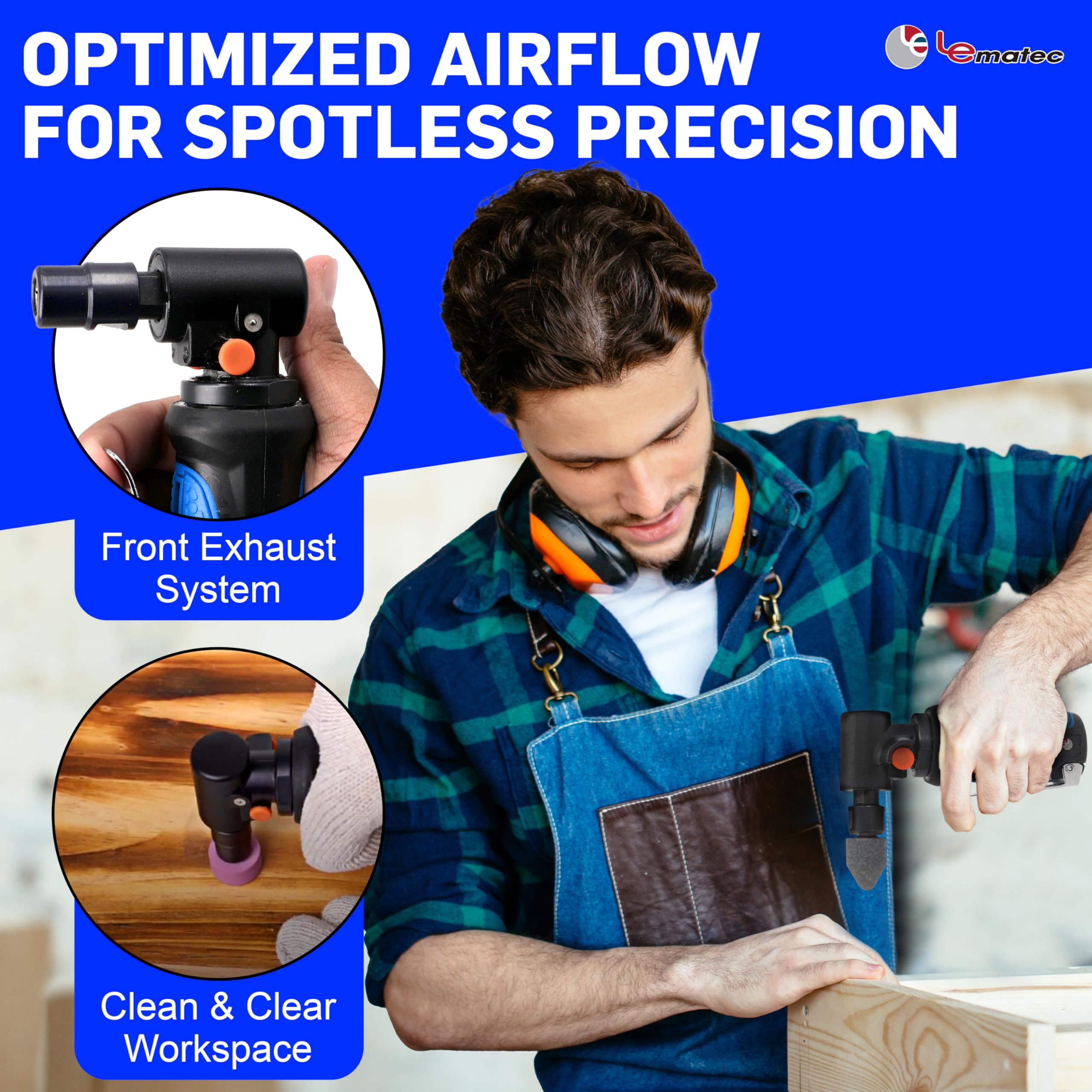 Pneumatic Die Grinder Air Grinder With Spindle Lock-1/4