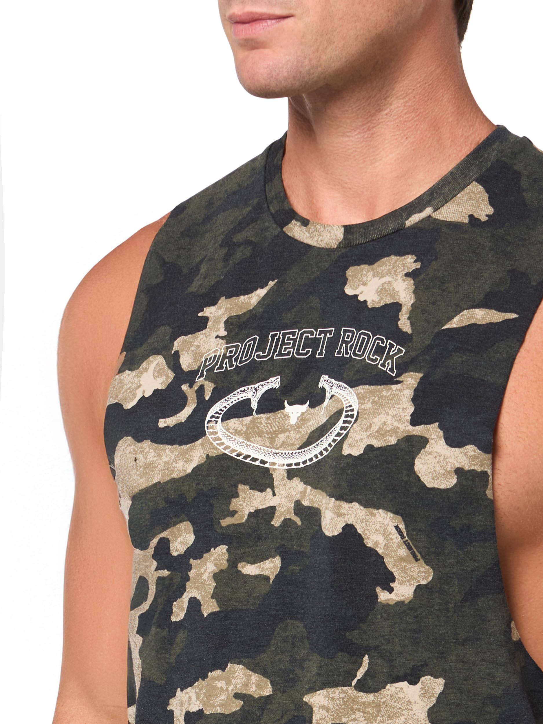 Under Armour Project Rock Camo Tank Project Rock Camo Tank Uomo