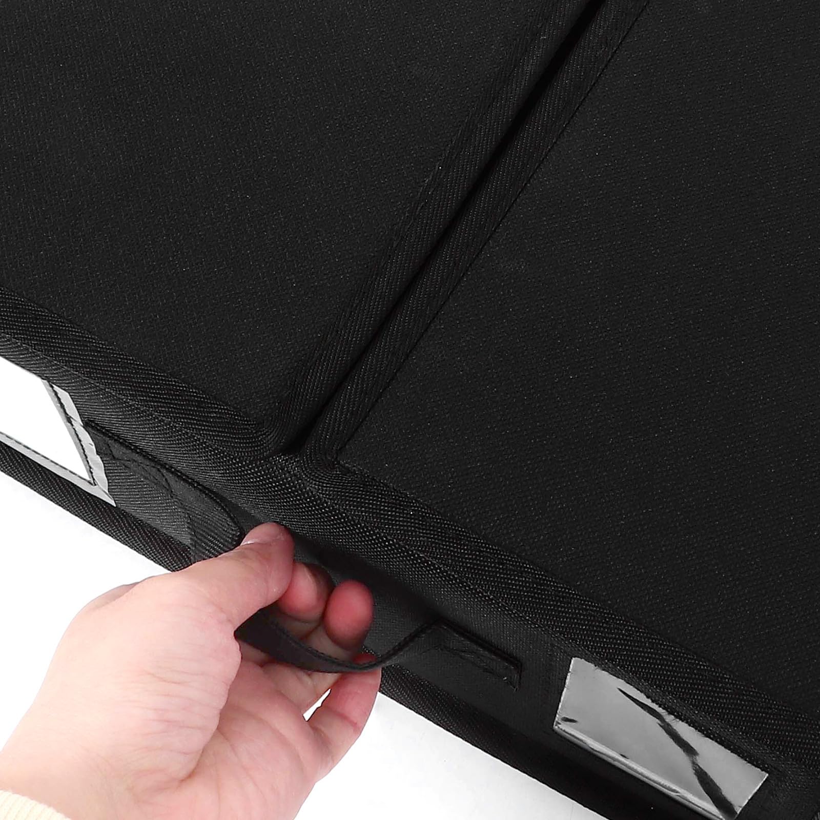ULTECHNOVO Boîte de Rangement Pliable pour Couverture et Draps, Organisateur Léger Fermeture Éclair, pour Placard et Chambre à Coucher