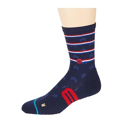 Stance Independence Crew Crew Cut Socks Shoes Navy