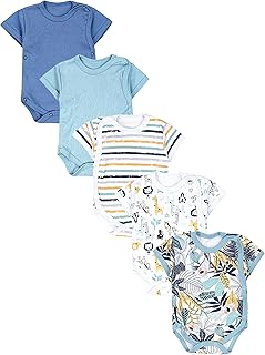 Body Bebé Niño – Pack de 5 Bodies Wrap de Algodón – Certificados OEKO-TEX