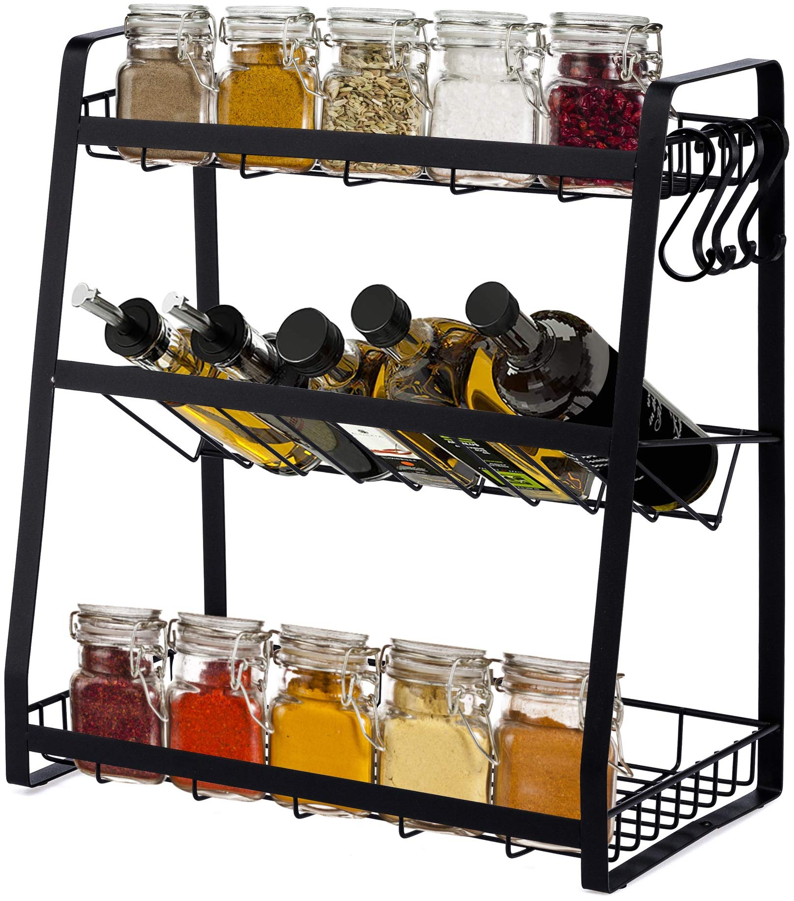 Buy Kitchen Hero 3Tier Spice Rack Premium Organization Shelves for