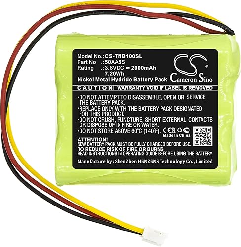 2000mAh3.6V Replacement Battery for Toniebox Tonie Box CompatiblePart NO 50AA5S