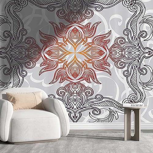 Miniatura 1 de Divertido papel tapiz floral para decoración de pared, decoración de pared, casa de muñecas, versátil para varios espacios (ancho) 40 pulgadas x