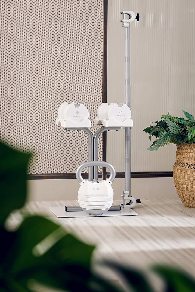 ByZoomFitness(バイズーム フィットネス) PureSeries 白 Amazon | pure series ホームジムセット 5kg 5点セット ホワイト