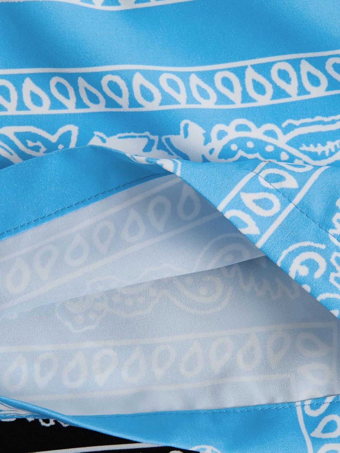 Floerns Boy's 2 Pcs Bandana Shorts Boho Paisley Graphic Print Drawstring Waist Summer Beach Drip Shorts with Pockets