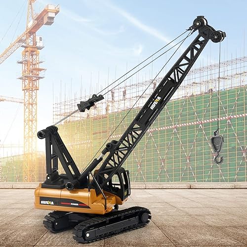 Vista 30 de Juguete de rodillo de carretera fundido a presión a escala 1/50, modelo de vehículos de construcción de metal para niños (rodillo de carretera)