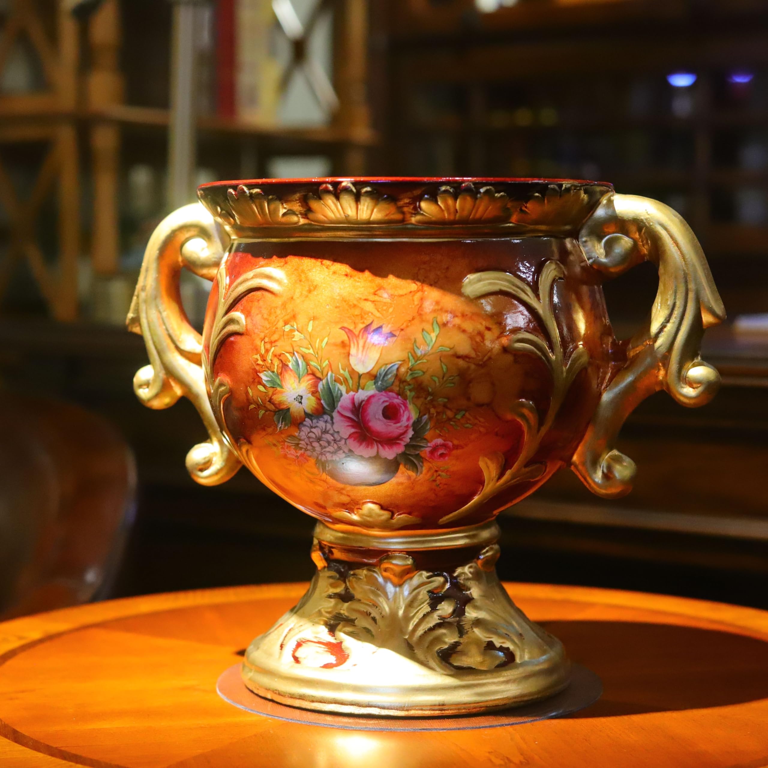 Amazon.com: ARSTRIA Antique Roman Pedestal Vase for Centerpiece