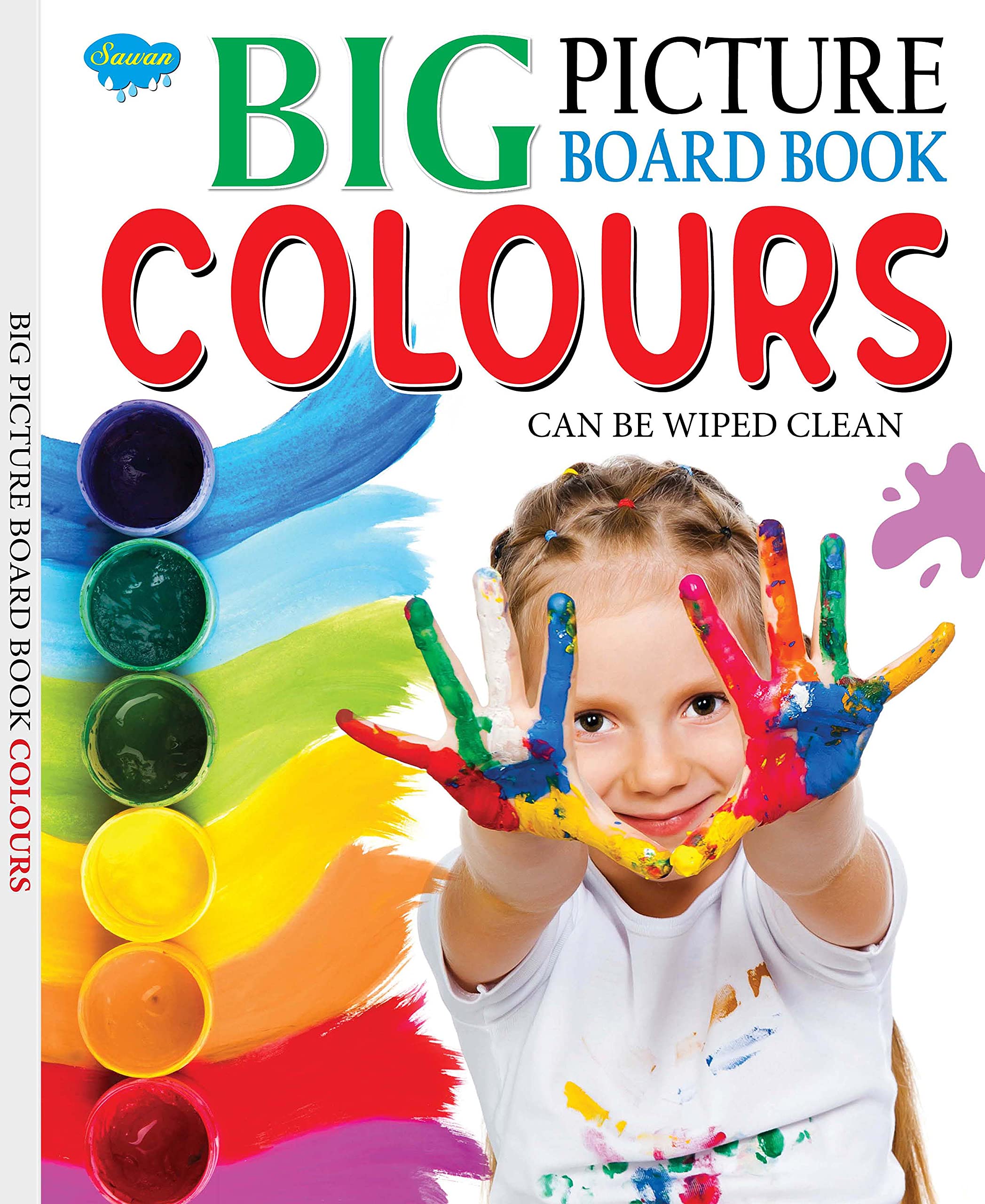 Big Picture Board Book Colours | Can Be Wiped Clean