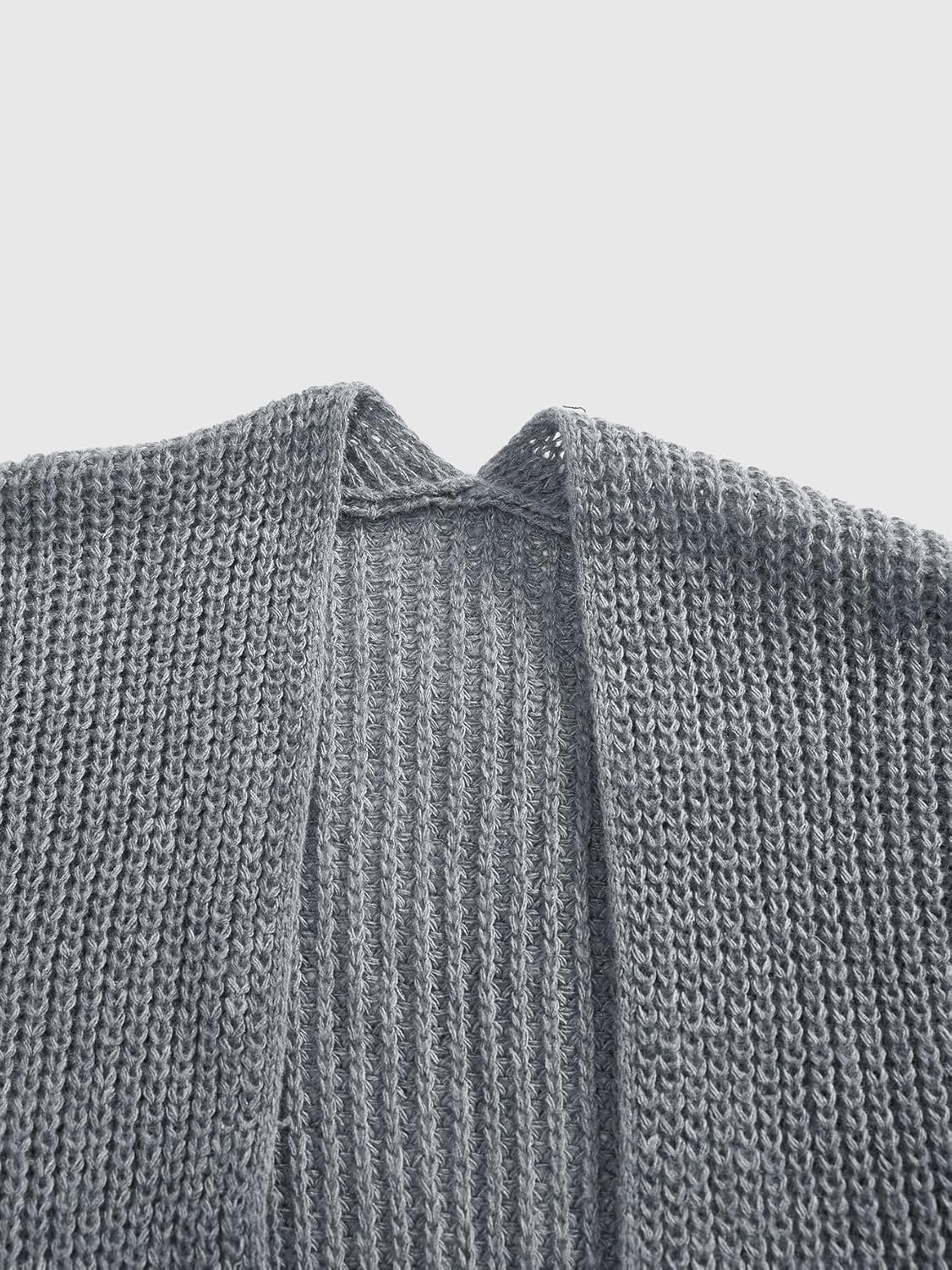 Women's Open Front Cardigan Long Sleeve Rib-Knit Sweater Casual Dressy Outfits - Image 3