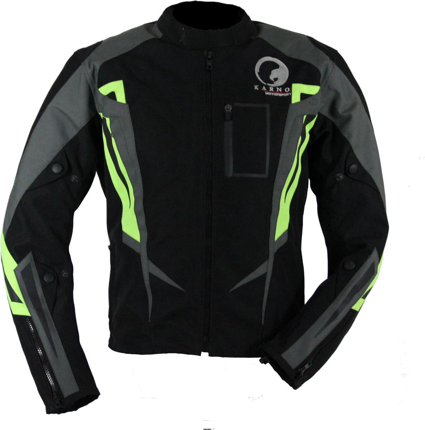 KT018 Jason Textile Motorcycle Jacket Neon karno-motorsport : Amazon.co
