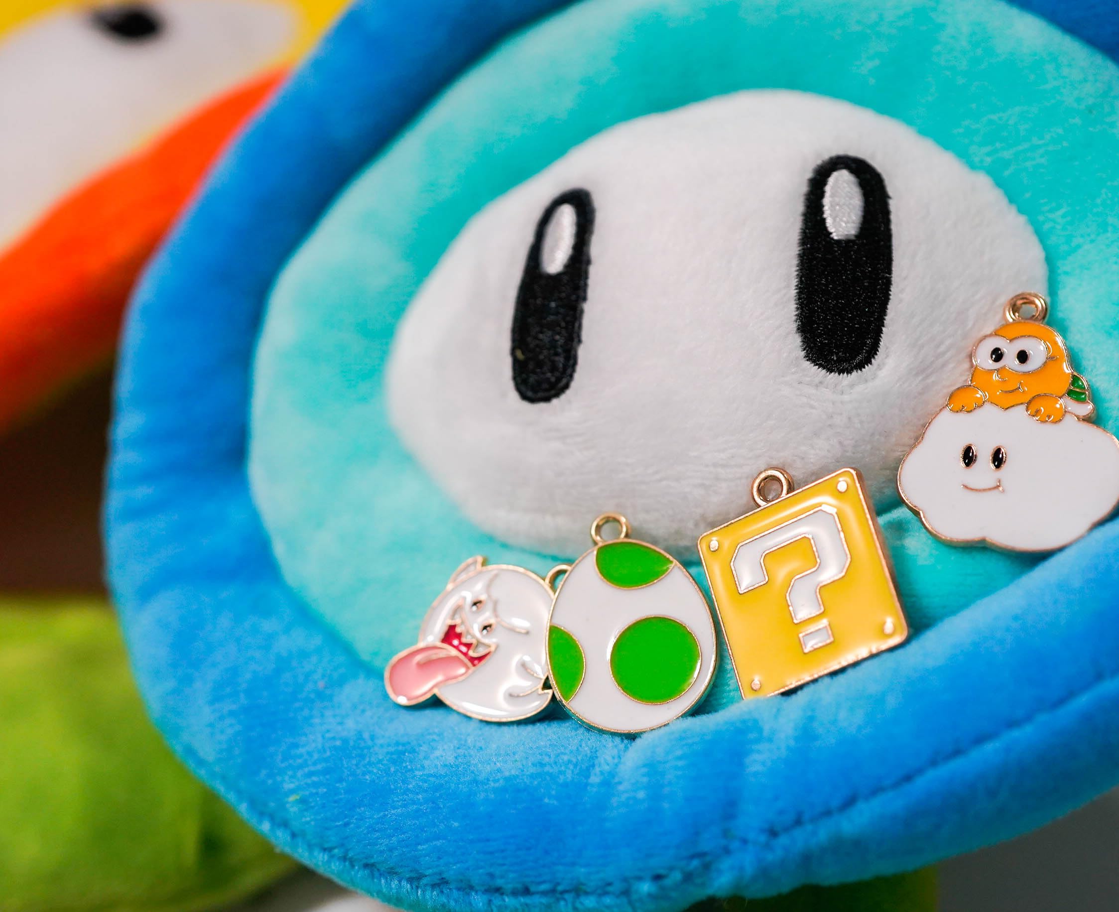 Amazon.co.jp: マリオ チャーム キーホルダー テレサ ジュゲム 4個