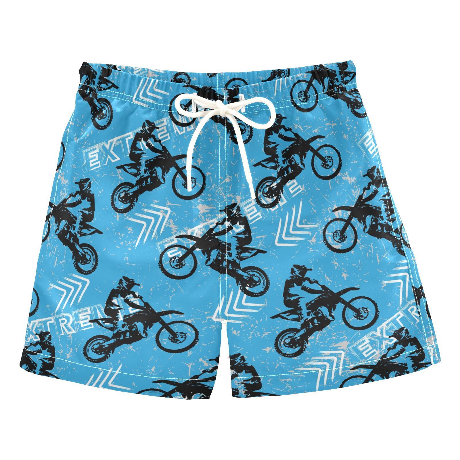 susiyo Boys Swim Trunks Sport Motocross Toddler Swim Shorts Quick Dry Beach Board Shorts Little Boy Bathing Suits Swimwear Small