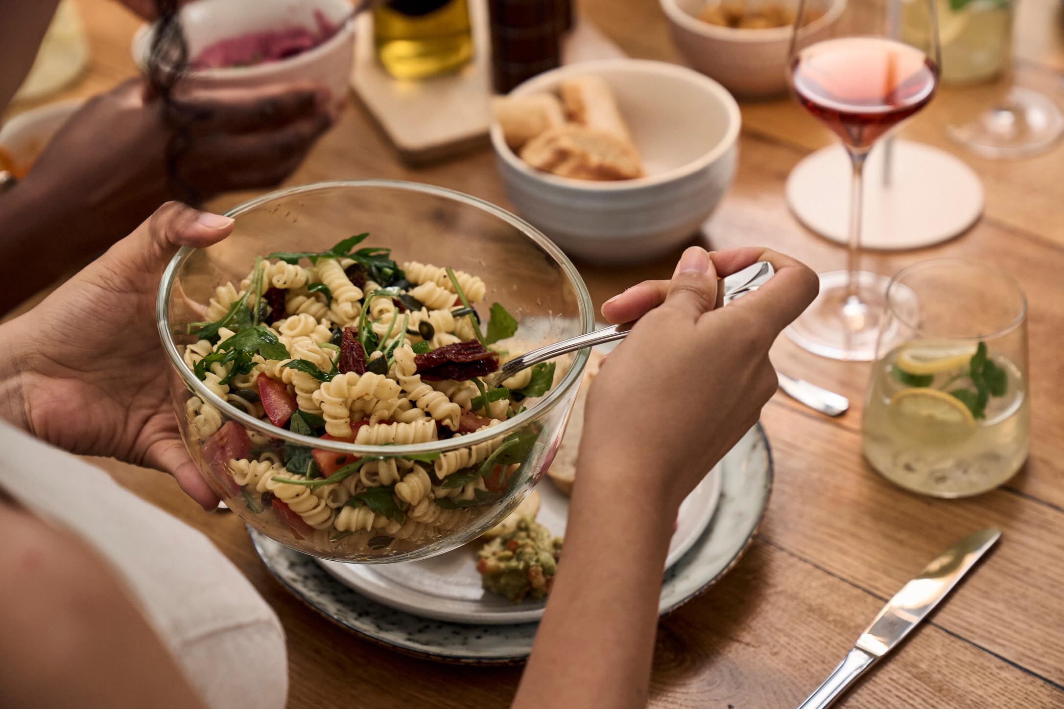 ZWILLING Fresh & Save BOWLS - Juego de iniciación al vacío (11 piezas, vidrio/cerámica, S-12 cm, M-18 cm, L-24 cm), bomba