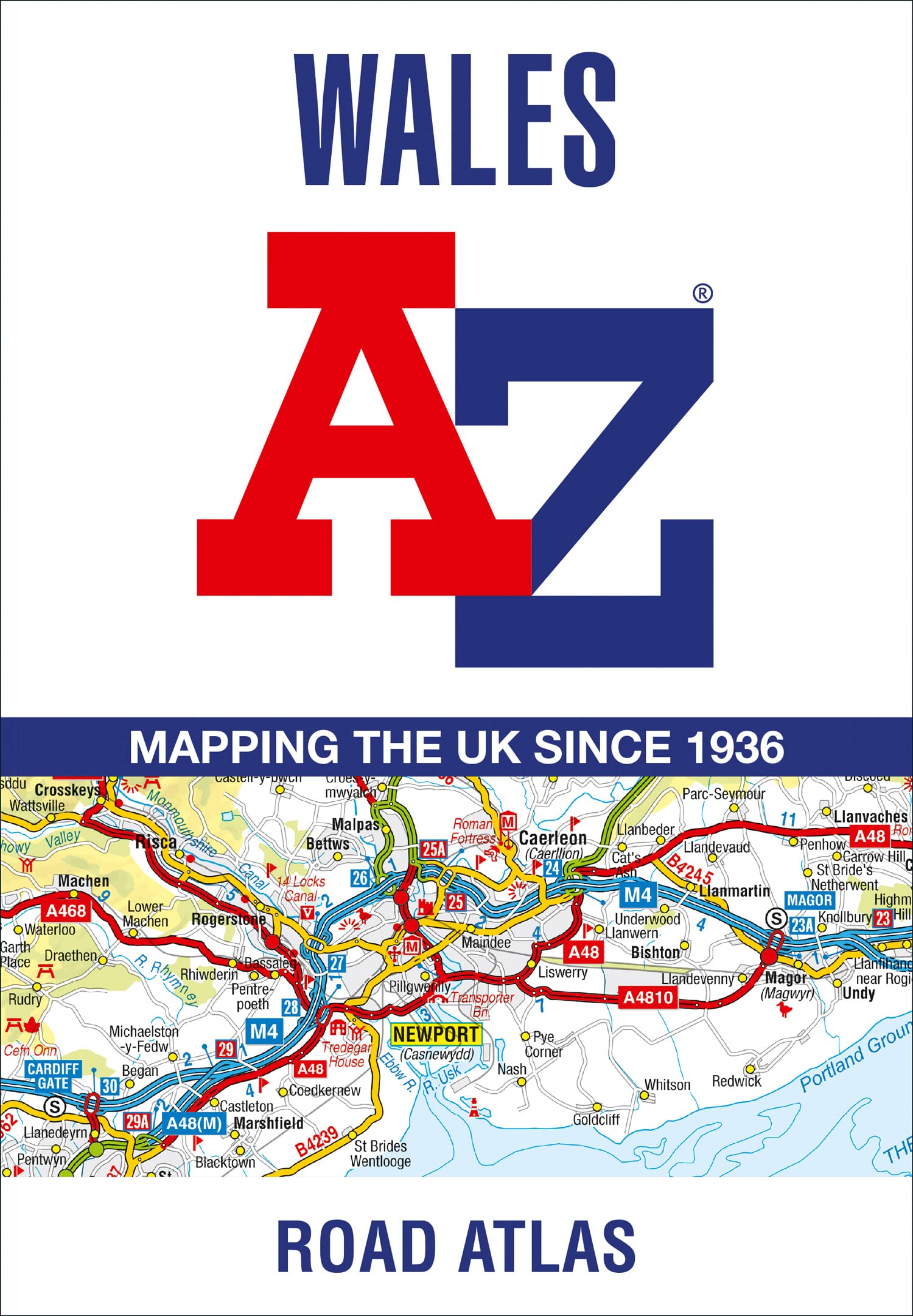 Wales A-Z Road Atlas by A-Z Maps Paperback
