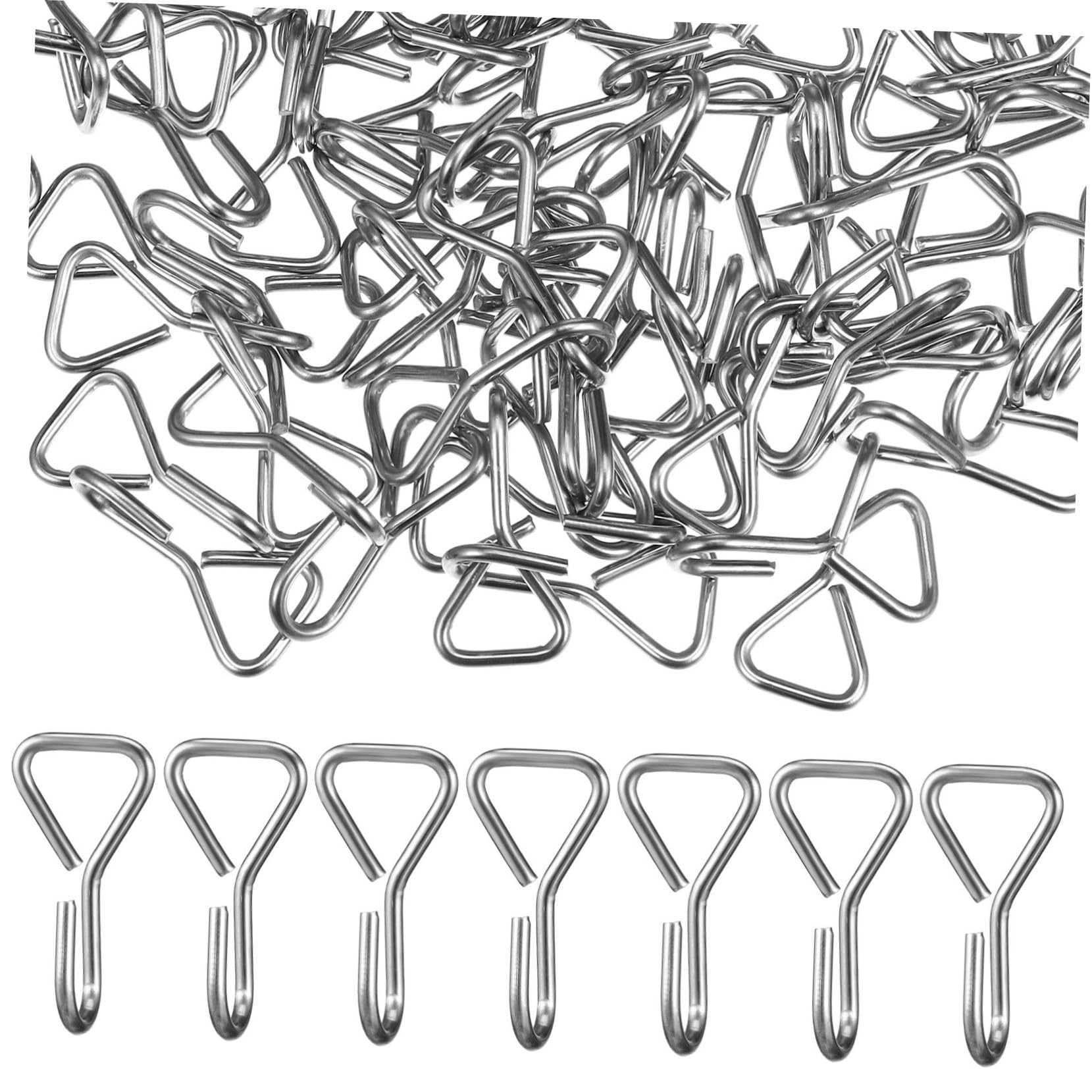 STOBAZA 100pcs Heavy Duty s Hooks Car Seat Hooks Metal for Car Camping Heavy Cargo Strap