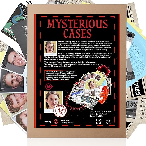 Miniatura 1 de GLAXIAO Juego de misterio de asesinato sin resolver Juegos de resolución de crímenes Evidencia de detectives Investigación de asesinato Crimen Juego