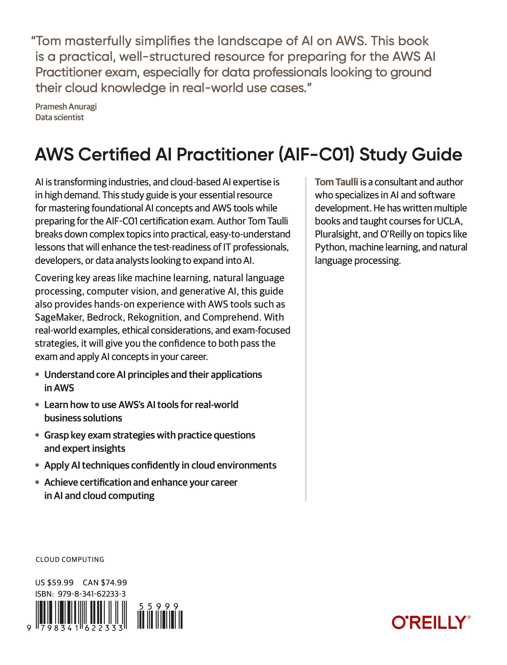AWS Certified AI Practitioner (AIF-C01) Study Guide: In-Depth Exam Prep and Practice