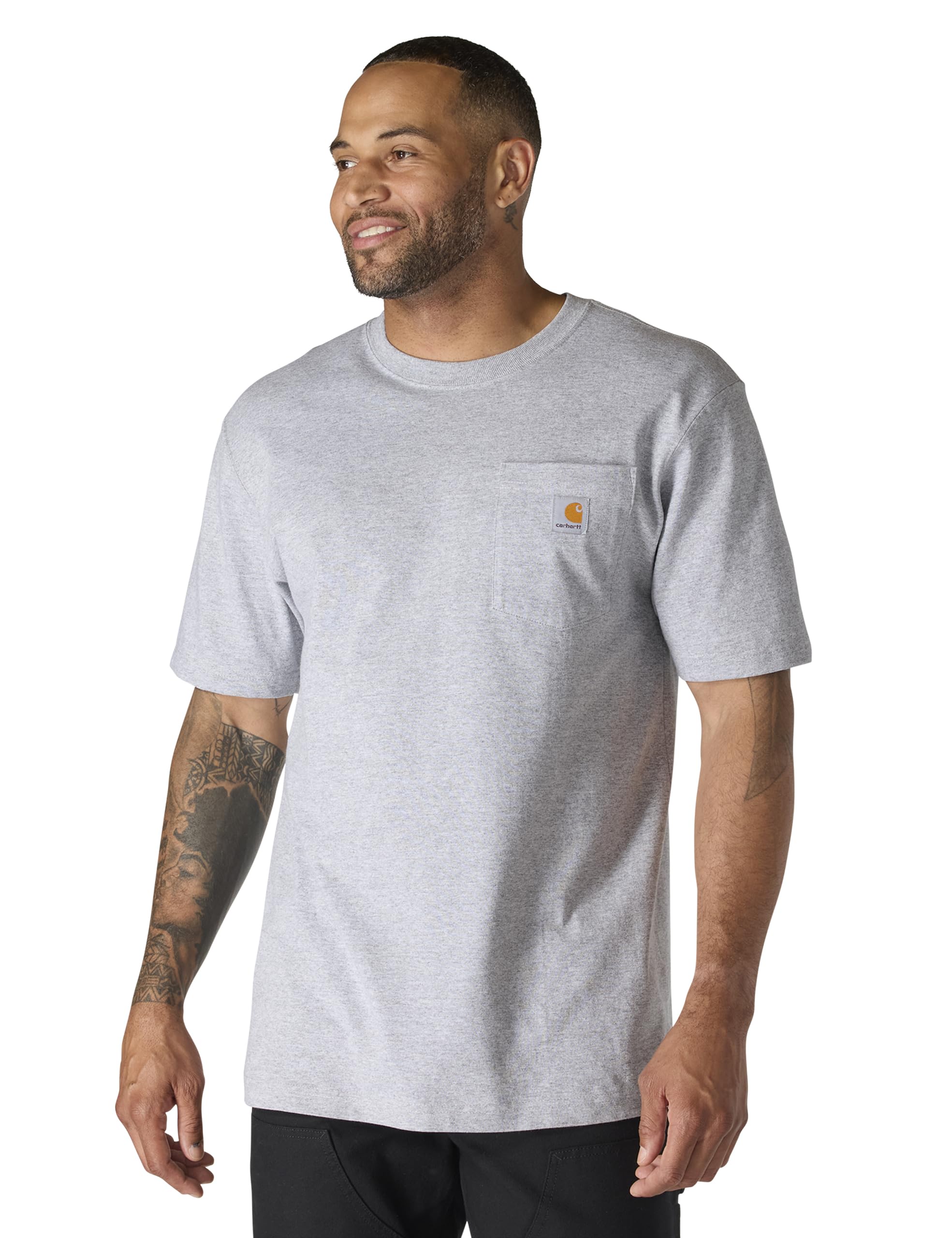 Carhartt Men's Workwear Pocket Short-Sleeve T-Shirt Work Utility T-Shirt