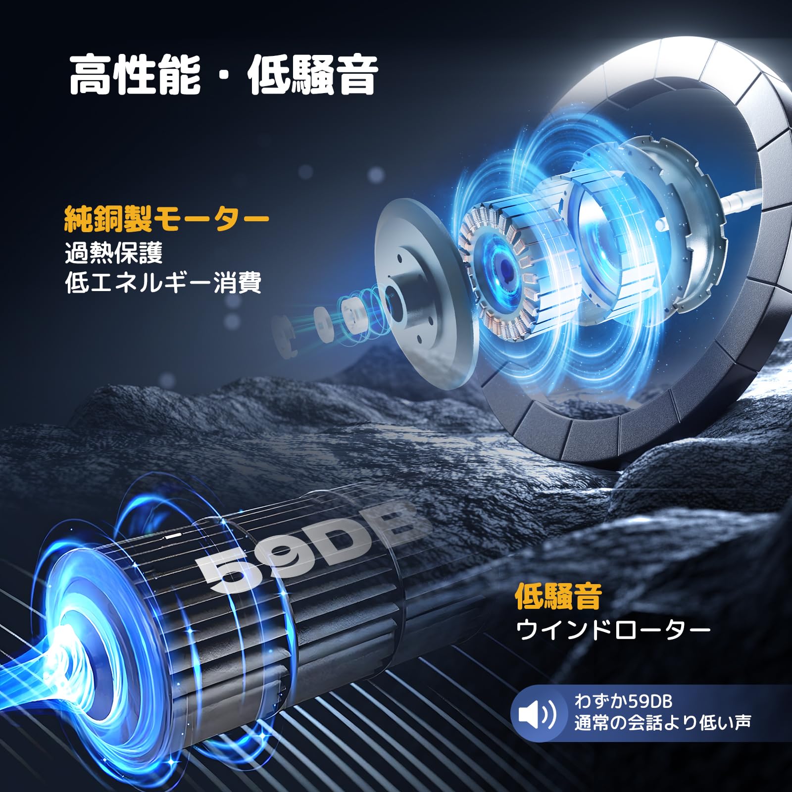 Amazon.co.jp: Hanchen エアーカーテン 換気扇 サーキュレーター
