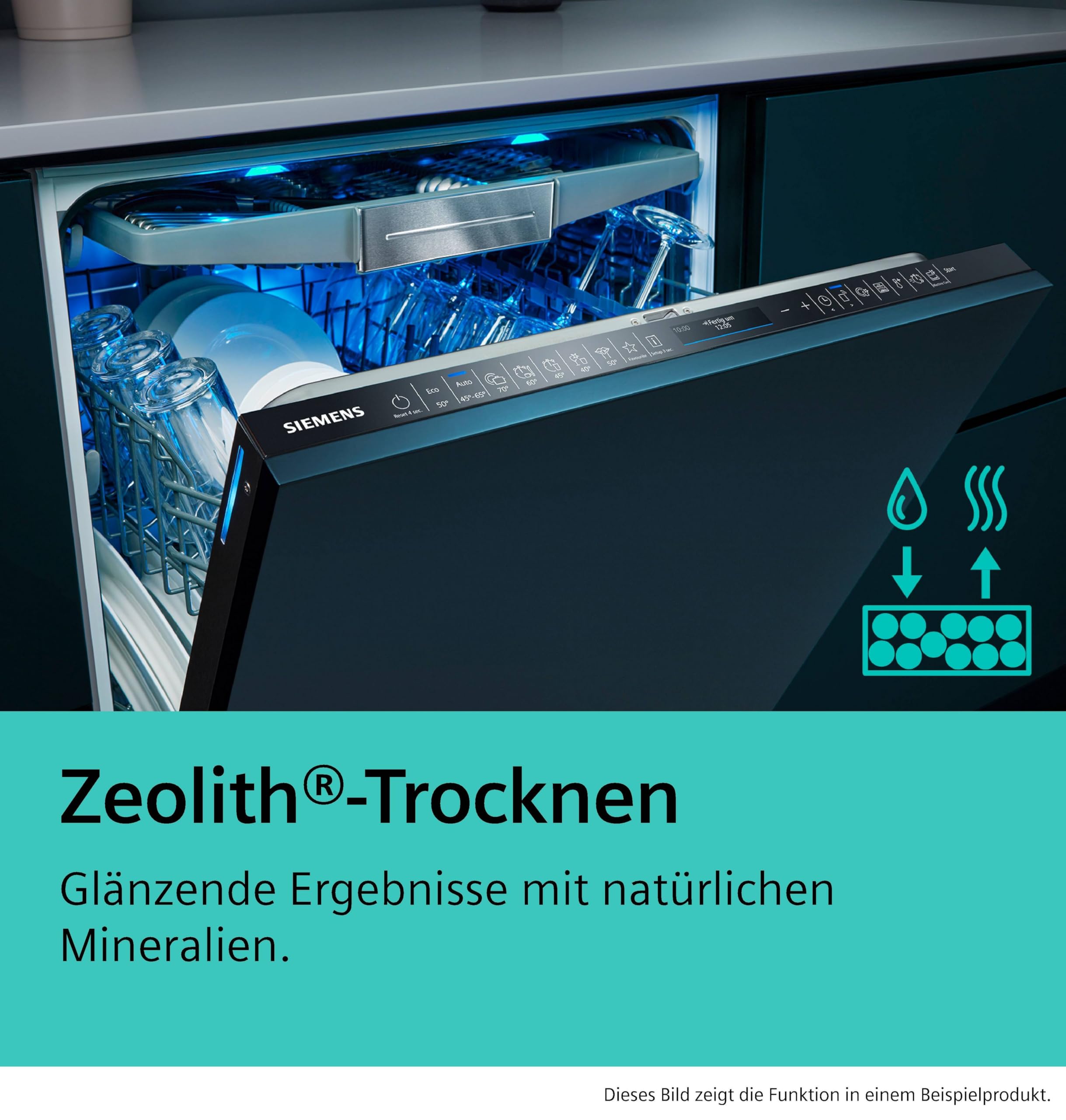 Siemens iQ500 SN65ZX07CE Vollintegrierter Geschirrspüler 60 cm Zeolith Trocknung varioSpeed