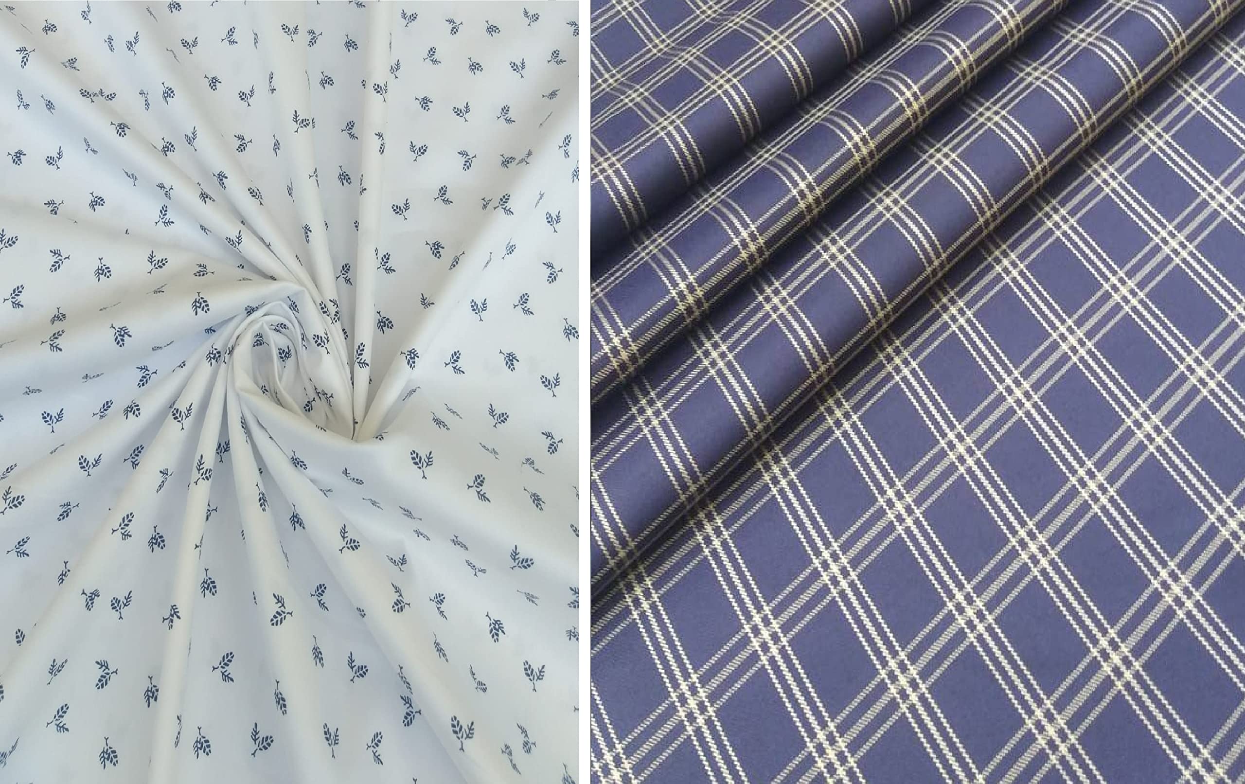 Pri & Su CottLinns Combo of Giza Cotton Printed Shirt 110001 & Trouser Fabric 900135-picture-12