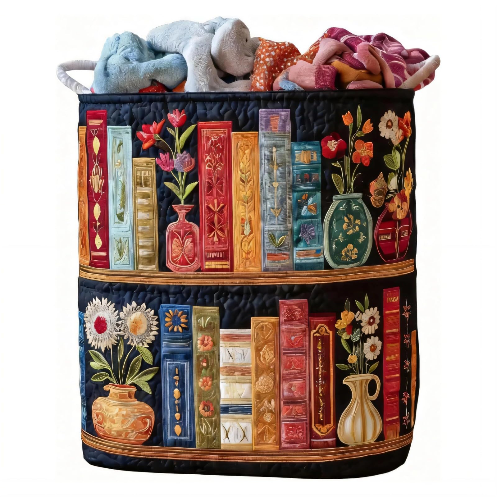 Kaeltsyn E Foldabl Hamper With Handles For Laundry And Practical Hom Decor Us Multipurpos Storag Basket Garment Organiser