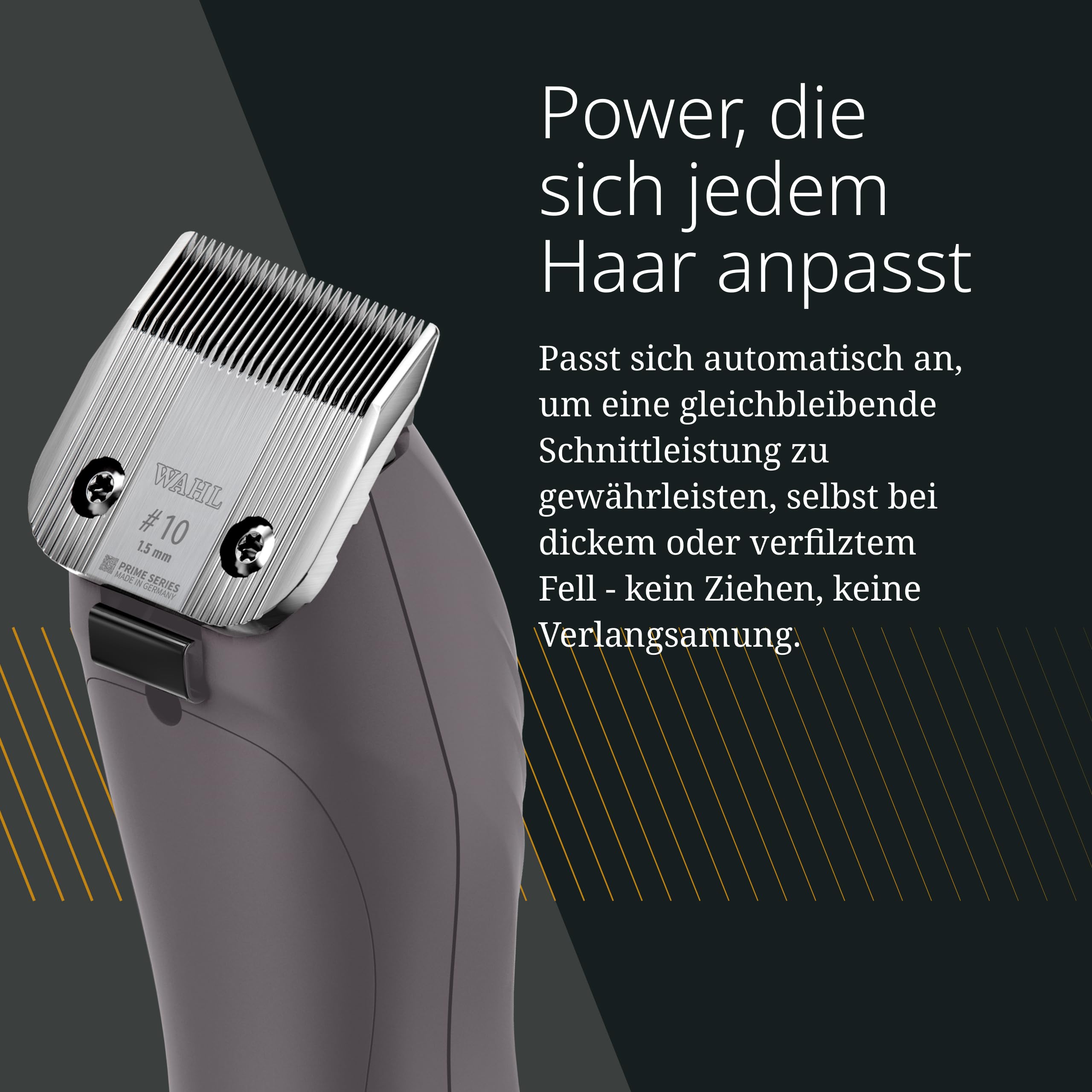 Wahl KM10+ Animal Clipper - Kabelgebundene Tierschermaschine - Leicht, Leise & Effizient - Für Katzen, Hunde, Haustiere - Lila