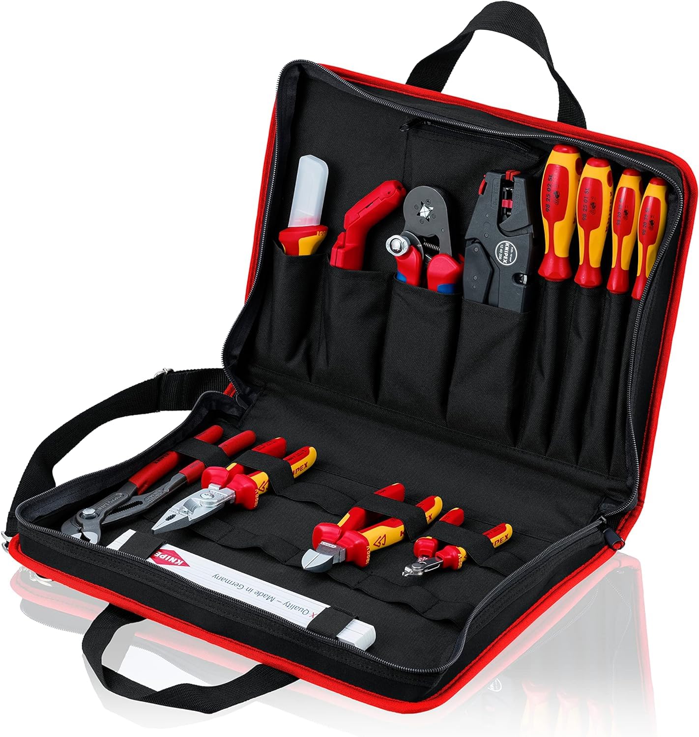 KNIPEX Teczka narzędziowa "Kompakt" Elektryka 14-częściowy 290 mm, 00 21 11