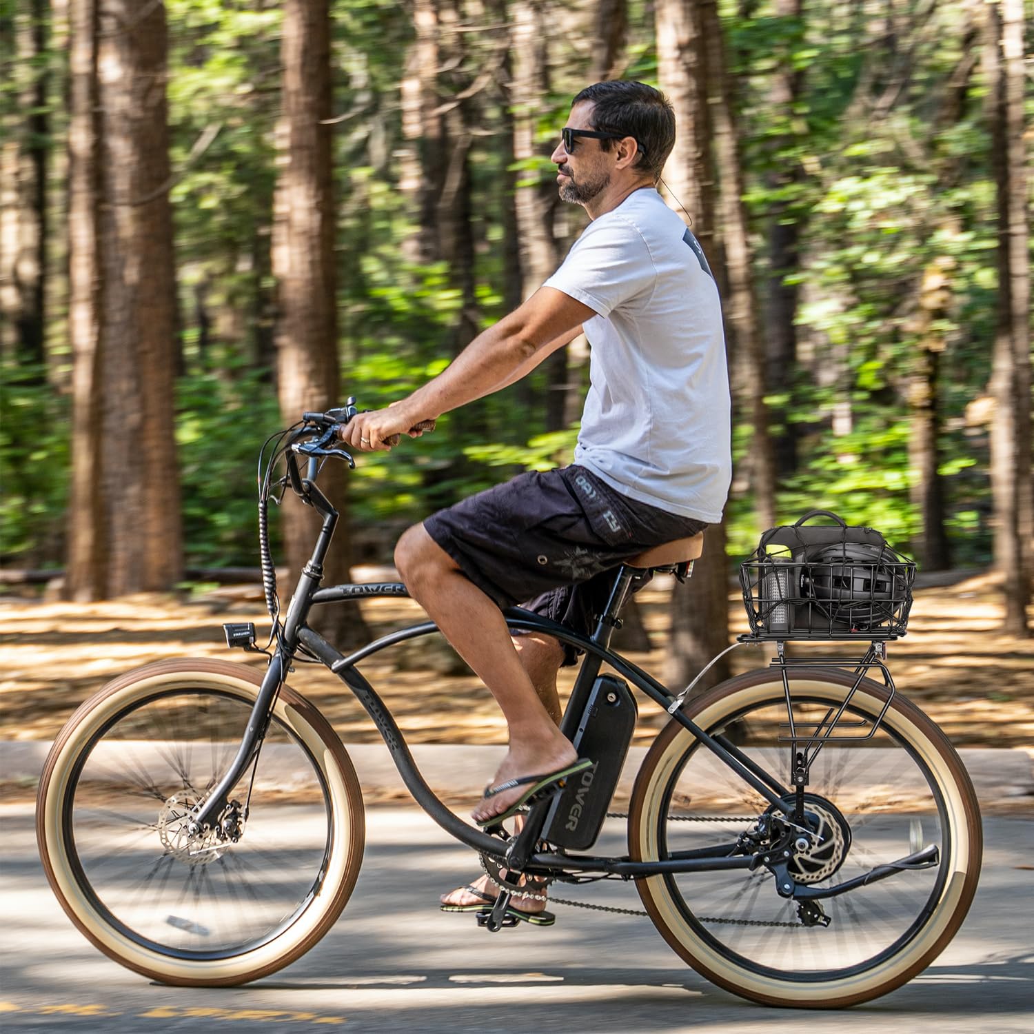 Borse Da Bicicletta Posteriore 25L Impermeabile - Doppia Tasca, Riflettenti, Per Mountain E Strada - Foto 5