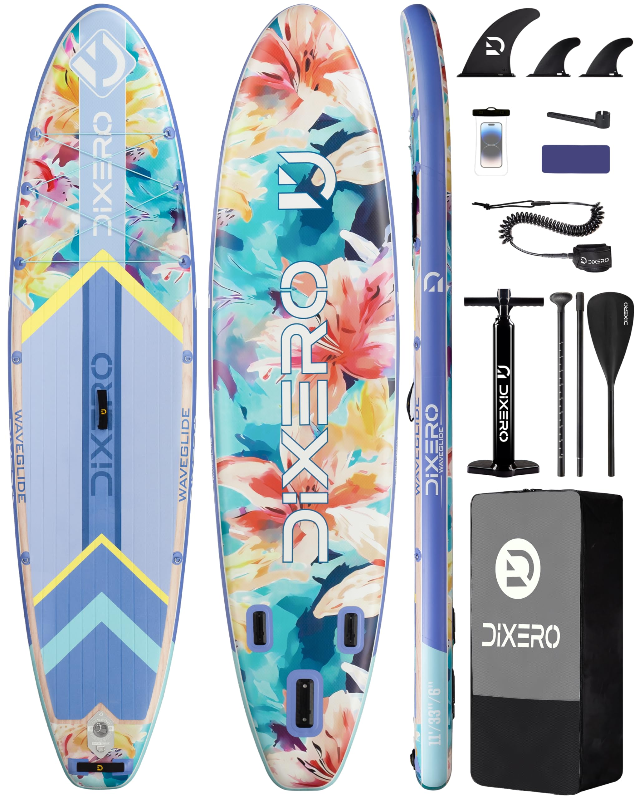 inflatable stand up paddle board with sup accessories, 11'*33" inflatable paddle boards for adults & youth of all skill levels