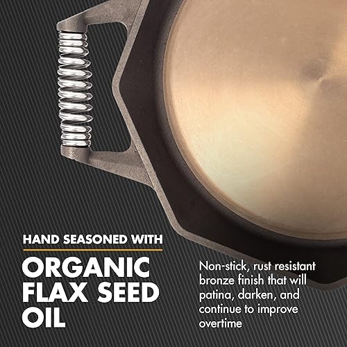 Miniatura 4 de FINEX Sartén de hierro fundido de 14"