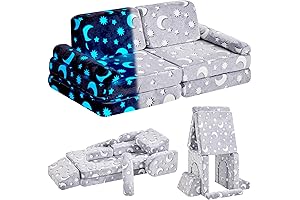 Glow-in-the-Dark Nugget Couch: The Perfect Playroom Essential for Kids
