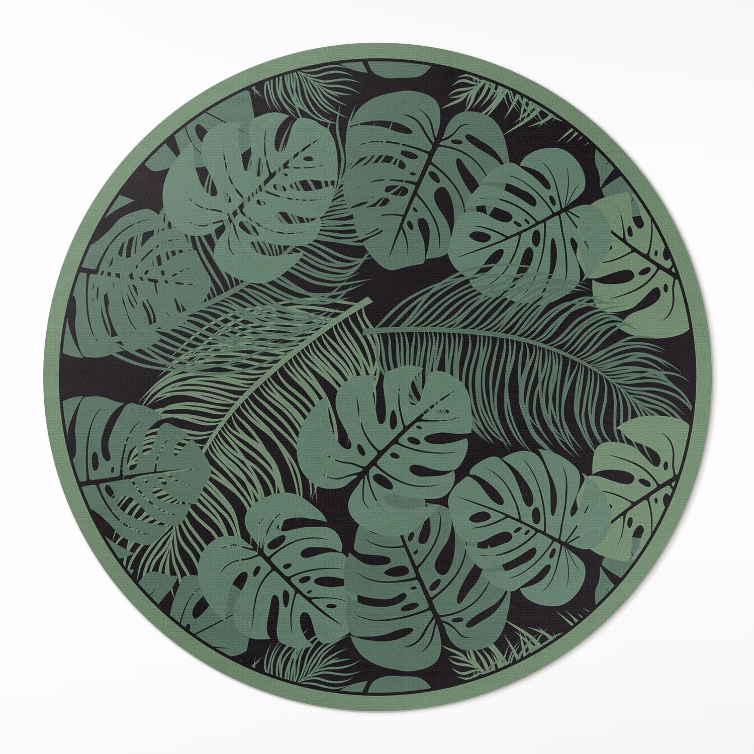 Tapis vinyle pour salon chambre intérieur rond qui sublime la maison